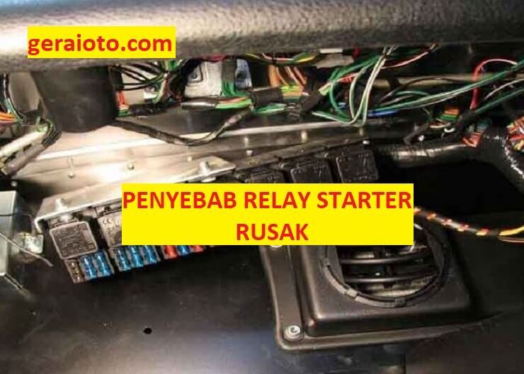 penyebab relay starter rusak