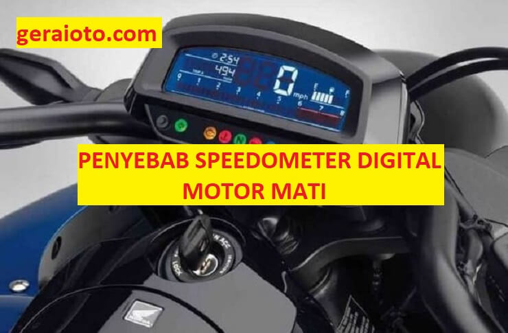 penyebab speedometer digital motor mati