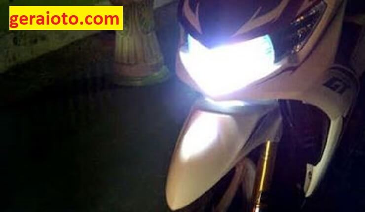 lampu motor beat biar terang