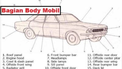 bagian bagian body mobil