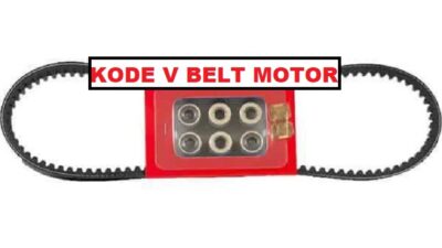 daftar kode v belt motor matic