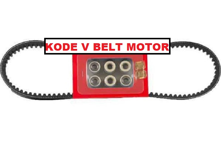 daftar kode v belt motor matic