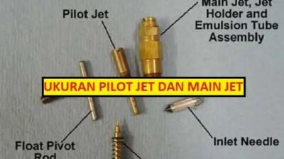 ukuran pilot jet dan main jet