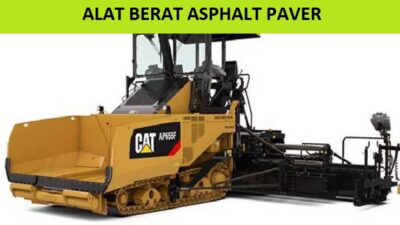 alat berat asphalt paver