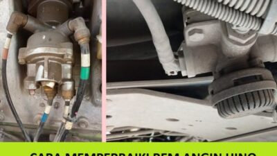 cara memperbaiki rem angin hino