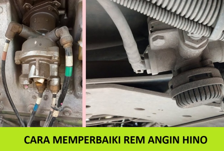 cara memperbaiki rem angin hino